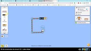 Miniature : PhET Colorado   faire un circuit électrique