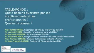 Miniature : Replay Colloque Cybersécurité en santé - Table Ronde 2/2