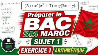 Miniature : 🇲🇦 BAC SM Maroc – Sujet 1 Exercice 1 | Arithmétique