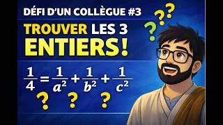 Miniature : Défi d’un e collègue #3 — Une équation diophantienne surprenante