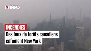 Miniature : New York est enveloppée d'un brouillard lié à des incendies au Canada