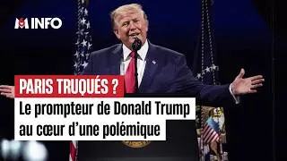 Miniature : Le prompteur de Donald Trump au cœur d'une polémique de paris truqués