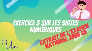 Miniature : 2ème Bac-Mathématiques-Exercice 3 sur les suites numérique extrait de l'examen national 2006 SR
