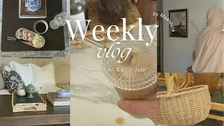 Miniature : Chiner sa déco en friperie : mes trouvailles, DIY cadre et soirée solo | Vlog douceur & inspiration