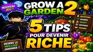 Miniature : 💰 5 ASTUCES pour devenir RICHE sur Grow a Garden 2 !