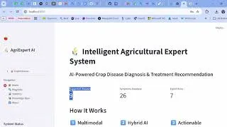 Miniature : Intelligent Agricultural Expert System - AI-Powered Crop Disease Diagnosis | Master's Project Demo