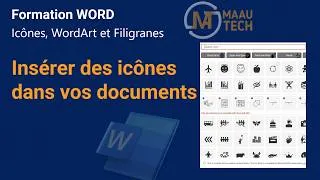 Miniature : 20. Comment #ajouter des #icônes dans Word et rendre ses documents Attrayants ?