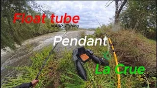 Miniature : Float-tube en pleine crue… Les carnassiers m’ont ignoré !