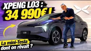 Miniature : XPeng L03 à 35 000€ : le mini-Model Y dont on rêvait ?