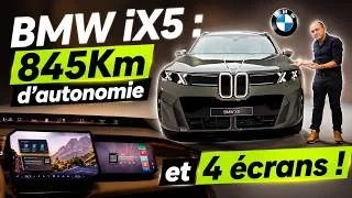 Miniature : BMW iX5 : 840Km d'autonomie et 4 écrans !