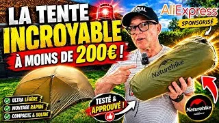 Miniature : Cette tente AliExpress à moins de 200€ m'a bluffé ! 😱 Test complet Naturehike