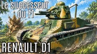 Miniature : Renault D1 : Le successeur oublié du Renault FT