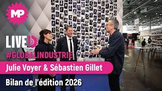 Miniature : MP Live à Global Industrie - Interview de Sébastien Gillet et Julie Voyer