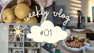 Miniature : Une semaine dans ma vie (lecture, cuisine,...) 🍂☁️🪵 - Weekly vlog #01