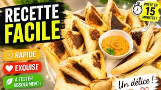 Miniature : SAMOUSSA AU POULET CURRY/ FACILE, RAPIDE ET TROP BON