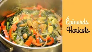 Miniature : Recette d'épinards et haricots verts - #Maman ♡