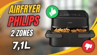 Miniature : Mon Avis ? Air Fryer Philips Série 1000 (7,1L) | Tiroir Flexible avec 2 Zones !