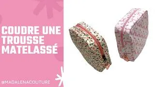 Miniature : Coudre une petite trousse matelassé - Tuto Couture Madalena