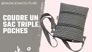 Miniature : Coudre un petit sac triple poches - Tuto Couture Madalena