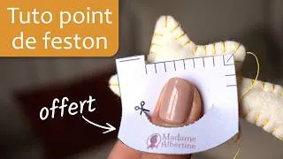 Miniature : Comment coudre le point de feston à la main | Tutoriel couture