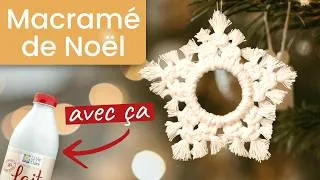 Miniature : Tutoriel macramé | Étoile de Noël