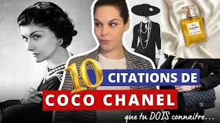 Miniature : 10 citations de Coco Chanel que tu DOIS connaitre...