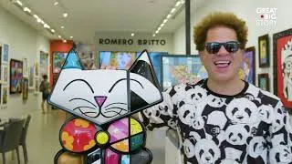 Miniature : Romero Britto 🎨 Présentation de l'artiste pour les enfants du primaire 👩‍🏫.