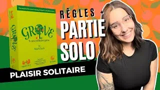 Miniature : RÈGLES + PARTIE SOLO GROVE - SIDE ROOM GAMES | Mes plaisirs solitaires