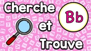 Miniature : Cherche et Trouve:  La lettre B // Apprendre l'alphabet // Pause Active (APQ)