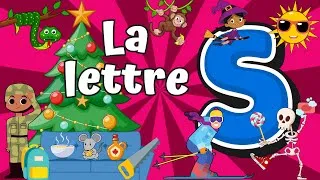 Miniature : Apprendre l'alphabet: La lettre S //Français pour enfants // Pause active (APQ) // Brain Break (DPA)