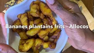 Miniature : BANANES PLANTAINS FRITS - ALLOCOS - FRITES DE BANANES PLANTAINS