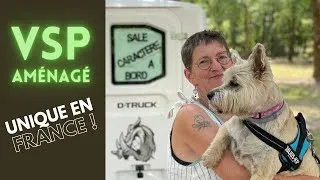 Miniature : Véhicule sans permis AIXAM D TRUCK aménagé en van. Nanny voyage en totale autonomie.