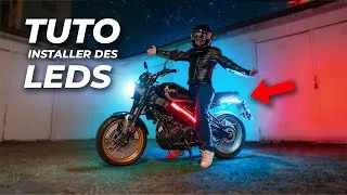 Miniature : J'AI INSTALLÉ DES LEDS SUR SA MOTO ! Elle est trop contente