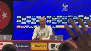 Miniature : La prise de parole de Zinédine Zidane avant Turquie - France
