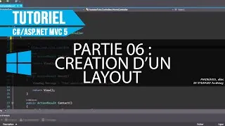 Miniature : [C#][TUTO FR] MVC5 - Partie 06 - Création de layouts
