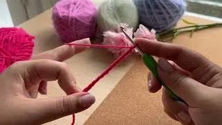 Miniature : LES BASES DU CROCHET I mailles en l'air et chainette / chain stitch