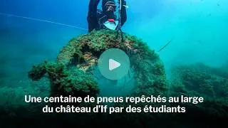 Miniature : Une centaine de pneus repêchés au large du château d’If par des étudiants