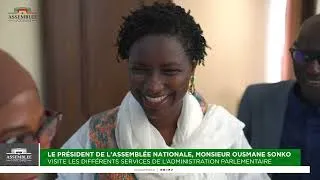 Miniature : Le Président de l’Assemblée nationale, Monsieur Ousmane Sonko, visite les différents services 
