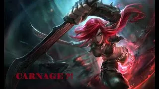 Miniature : CARNAGE AVEC KATARINA ?! TRAINING LEAGUE OF LEGENDS !!