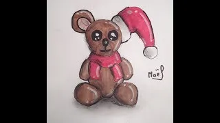 Miniature : dessin nounours [timelapse ]