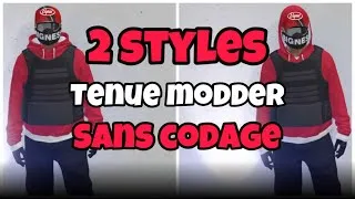 Miniature : MAGNIFIQUE Tenue Modder Rouge et Noire SANS CODAGE GTA Online