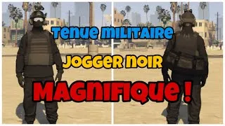 Miniature : Tenue Modder MILITAIRE NOIR Sans Codage GTA Online