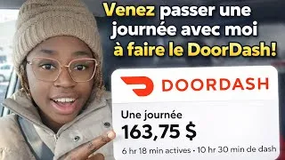 Miniature : Je fais DoorDash toute la journée… regardez combien j’ai gagné 😳