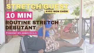 Miniature : Routine Stretch en duo - Étirement des jambes (9 min)