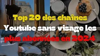 Miniature : TOP 20 DES CHAÎNES YOUTUBE SANS VISAGE LES PLUS VUES ET LES PLUS ABONNÉES 2024