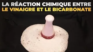 Miniature : EXPERIENCE #4 : La réaction chimique entre le vinaigre et le bicarbonate ( expérience + fusée )