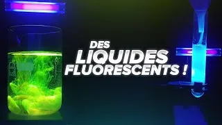Miniature : EXPÉRIENCE #1 DES LIQUIDES FLUORESCENTS! Notion de solvant, soluté, dissolution