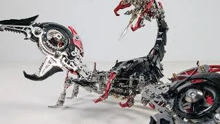 Miniature : Next-Level Mechanical Scorpion With Magnetic Lights!