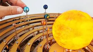 Miniature : The Solar System, Mechanical Metal Model