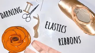 Miniature : COME CUCIRE LE PUNTE 🩰🧶 tipi di lacci ed elastici + “ricamo” - Pointe shoes guide 2/3